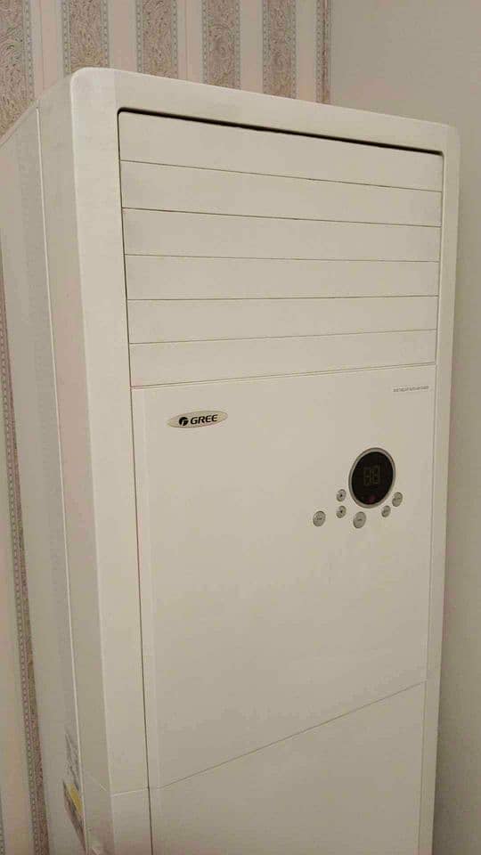 Gree Heat and Cool Cabinet AC Remote and Original Pipe Kit 0