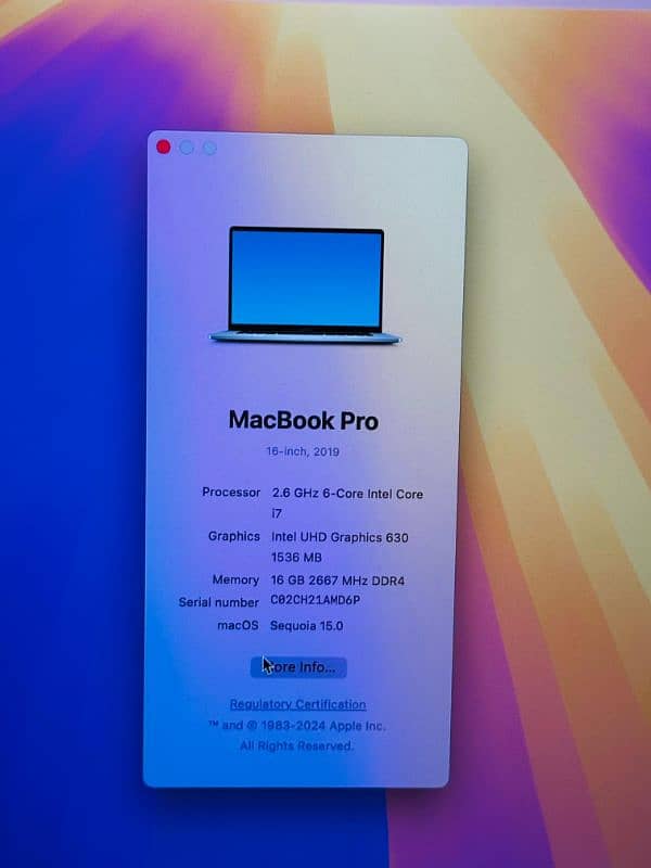 MacBook Pro 2019 | 16 inch 3