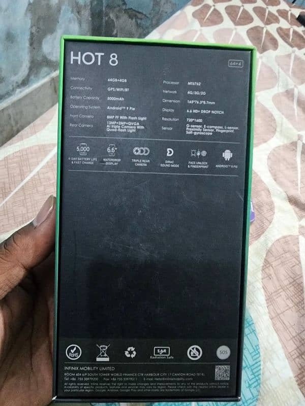 Infinix hot 8 7