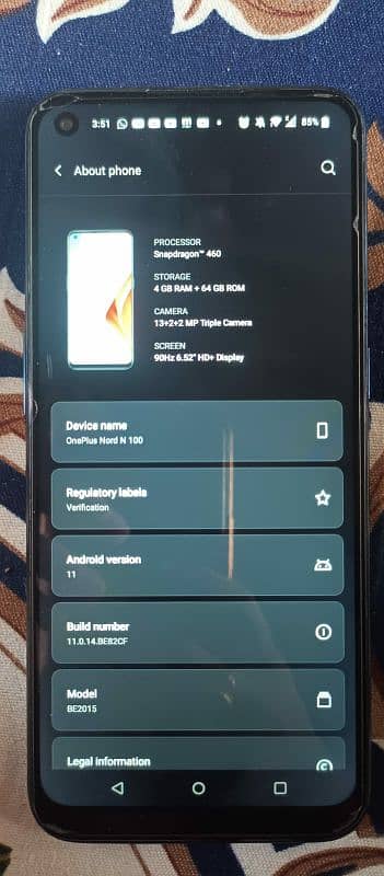 OnePlus Nord N100 3