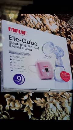 Electric breast pump feeding