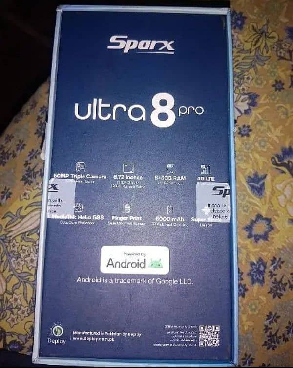 sparx ultra 8 pro 8+8 256gb 50mp 33w 6