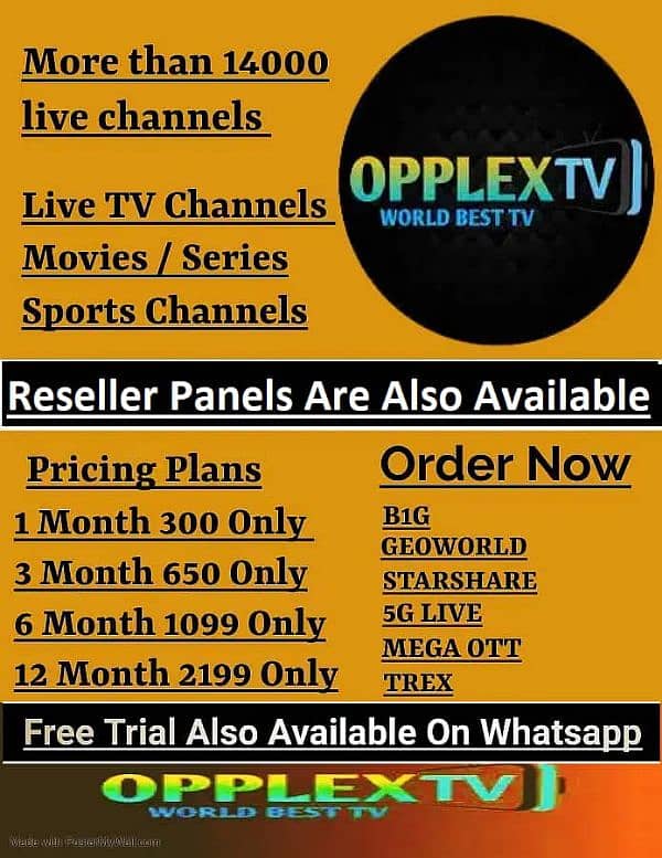 iptv service available.   fast smooth. service without lag 2