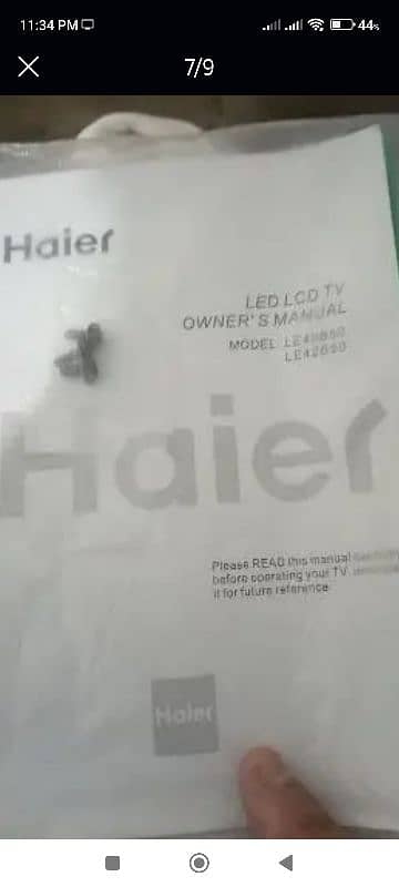 Haier 46 " led in very good awesome condition for slae 7