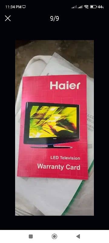 Haier 46 " led in very good awesome condition for slae 9