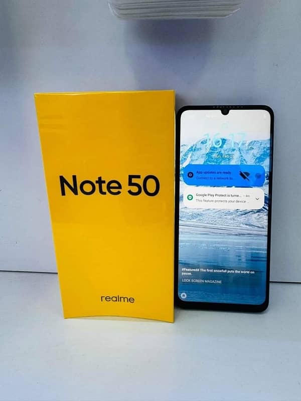 Realme Note 50 4Gb Ram 128Gb  memory  Pta Proved 6