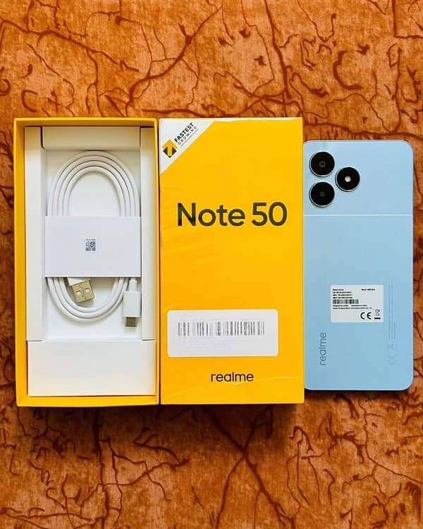 Realme Note 50 4Gb Ram 128Gb  memory  Pta Proved 6