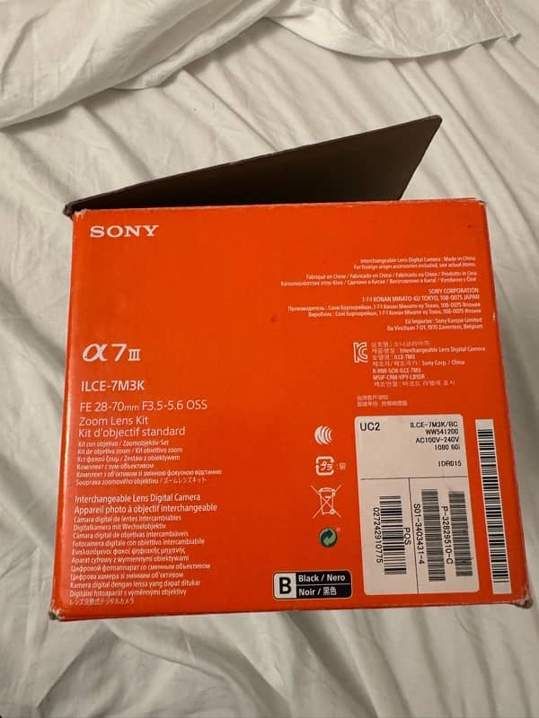 Sony Alfa 7 3 full frame mirrorless with 28 - 70 mm lens 1