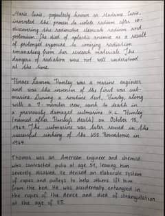 Hand writing assidnment work