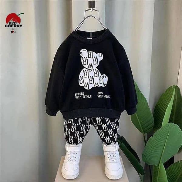 Bear printed track suit kids 7