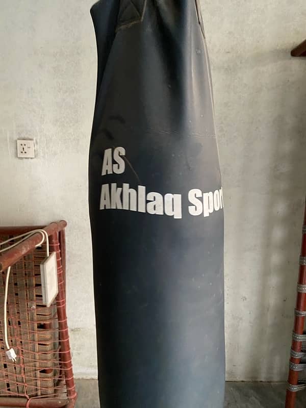 punching bag with gloves Akhlaq sports original 1