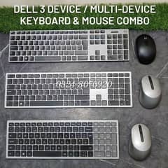 Dell Multidevice Keyboard & Mouse KB7120 KB7221 KB717 MS5320 WM527 2 3