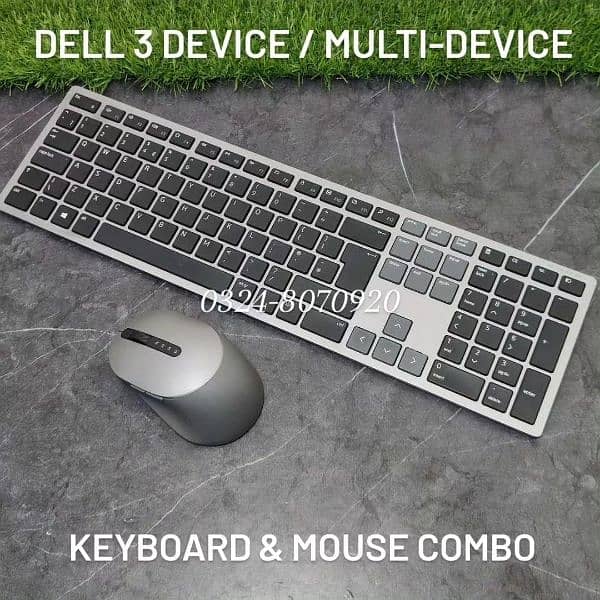 Dell Multidevice Keyboard & Mouse KB7120 KB7221 KB717 MS5320 WM527 2 3 2