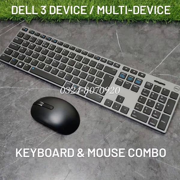 Dell Multidevice Keyboard & Mouse KB7120 KB7221 KB717 MS5320 WM527 2 3 3