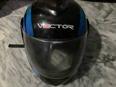 vector 3 in 1 flip up helmet double visor