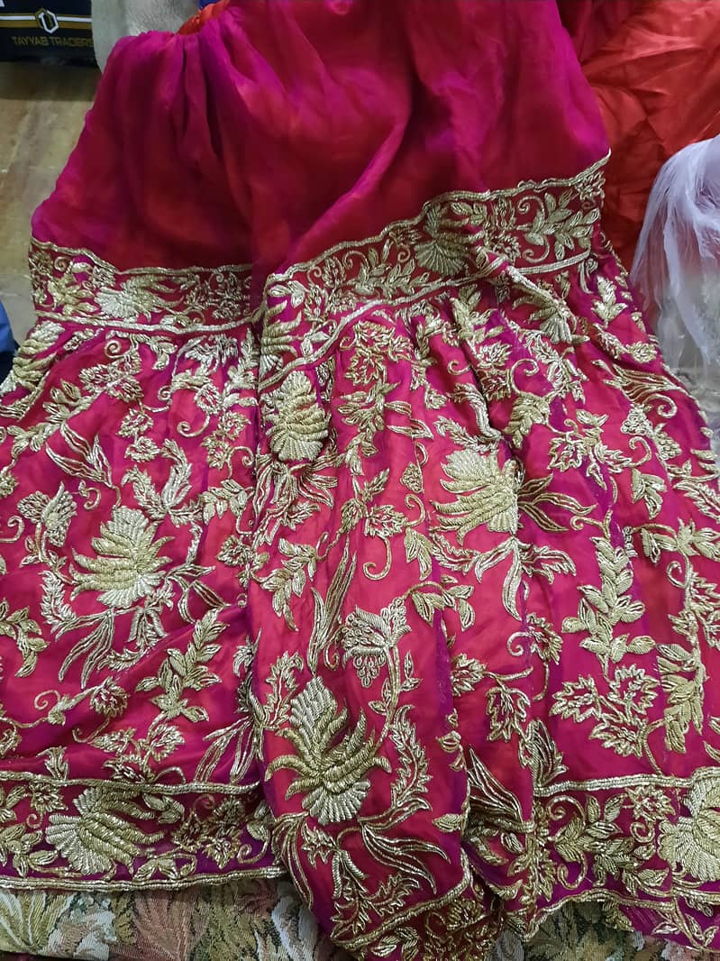 Wedding ghrara and dupatta for sale 0