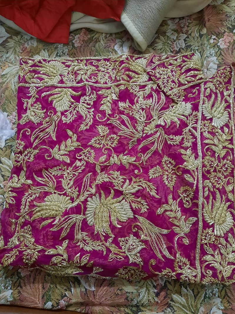 Wedding ghrara and dupatta for sale 1