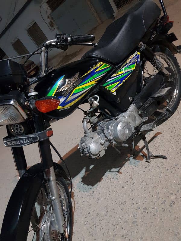 super star 70cc 2022 model Karachi number 0