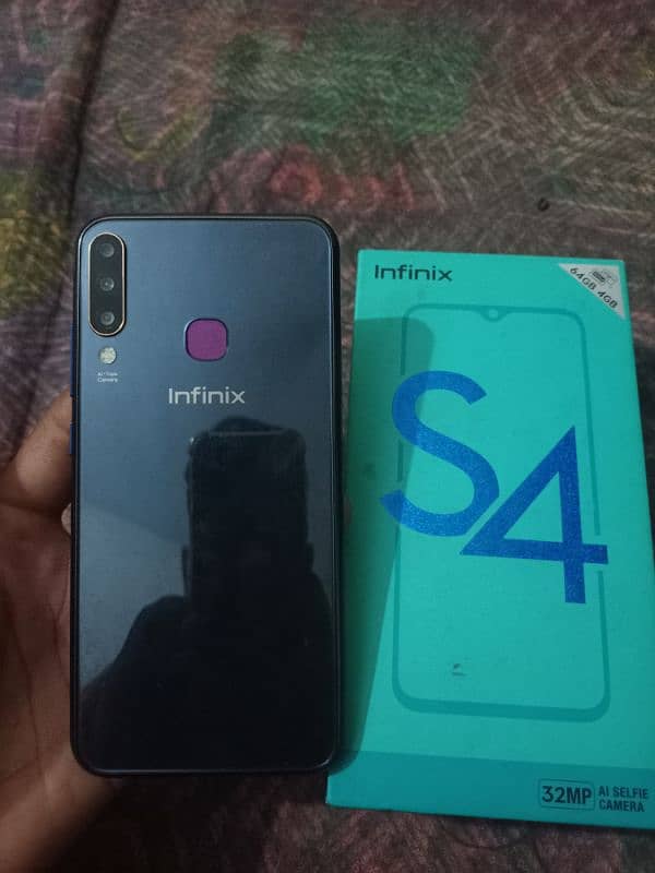 Infinix s4 with box 1