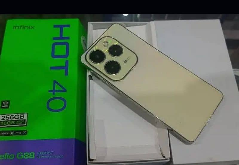 Infinix Hot 40 Complete box 8+8gb 256gb 4