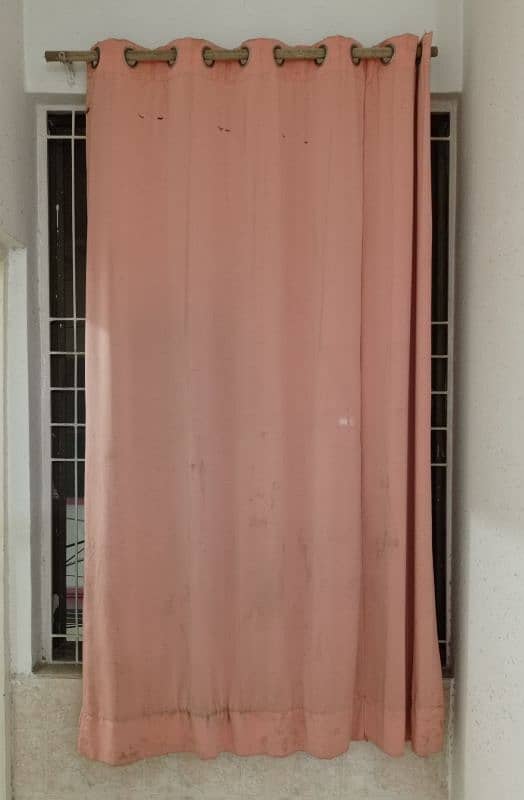 Stylish Curtain used condition small damage 0