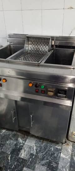 Original Steel Fryers 16+16 32 Liter