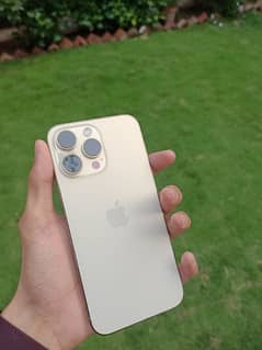 "IPhone 14 Pro Max Gold/Water Pack 128 (Non PTA) physical+Esim" 0