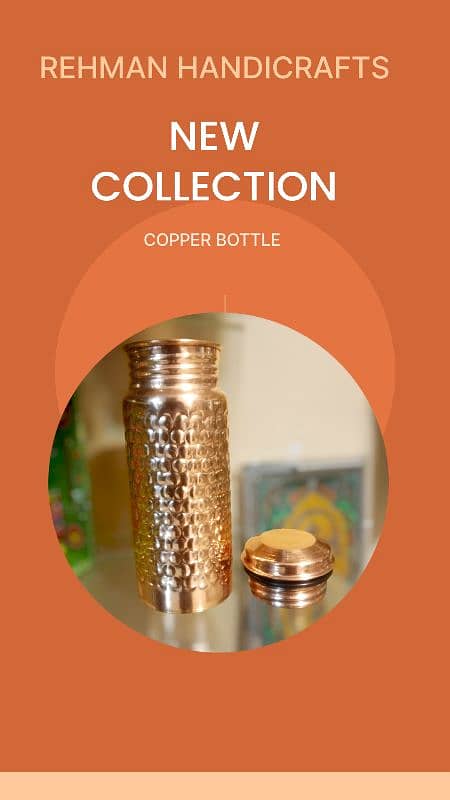 Copper Water Bottle 2