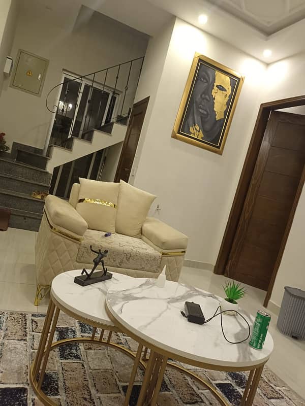 Fully Furnished 5 Marla Lower Portion For Rent Dha 9 Town 12