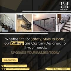 Stainless Steel, Railing, Glass railing, Grill, Stairs, Terrace, Fence