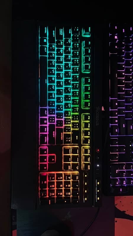 Corsair K68 RGB Mechanical Gaming keyboard Cherry MX Red (Eng/Thai) 2