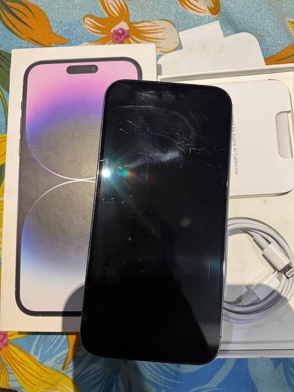 iphone 14 pro max pta approved with box 256 gb 3