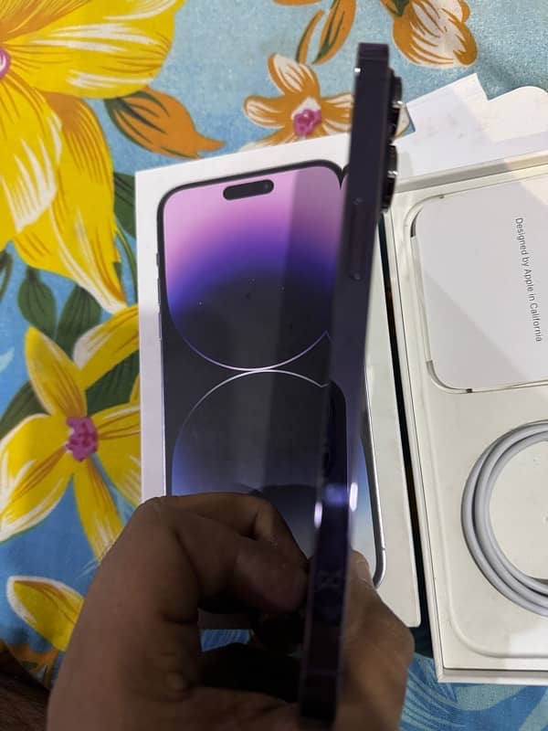 iphone 14 pro max pta approved with box 256 gb 4