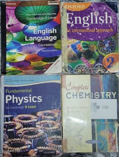 cambridge O/A-level books are available for sell