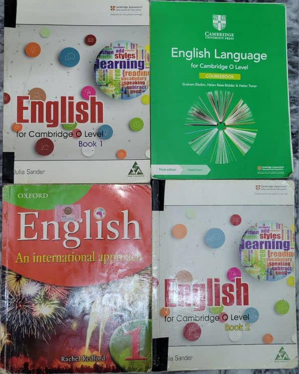 cambridge O/A-level books are available for sell 1