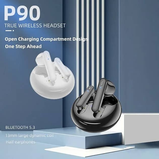 P90 TWS Bluetooth Earphone 5.3 Wireless Earphone In 2