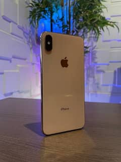 Iphone XS MAX  , PTA-APPROVED, golden , 64 gb 0