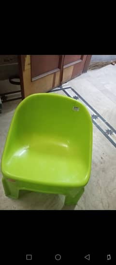 Pure plastic chairs for kids