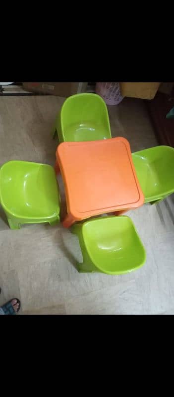 Pure plastic chairs for kids 1