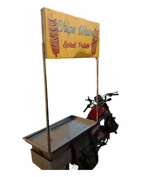 Chips Counter Stall and Potato Spiral Cutter For Sale 4