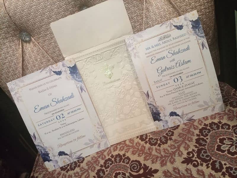 Customized Wedding Invitation Cards Printing Available in Lahore 8