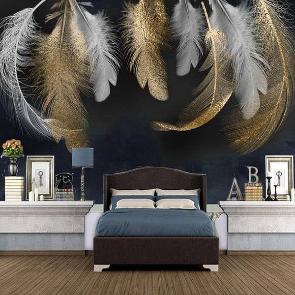 3D mural wallpicture heat proof washable 1