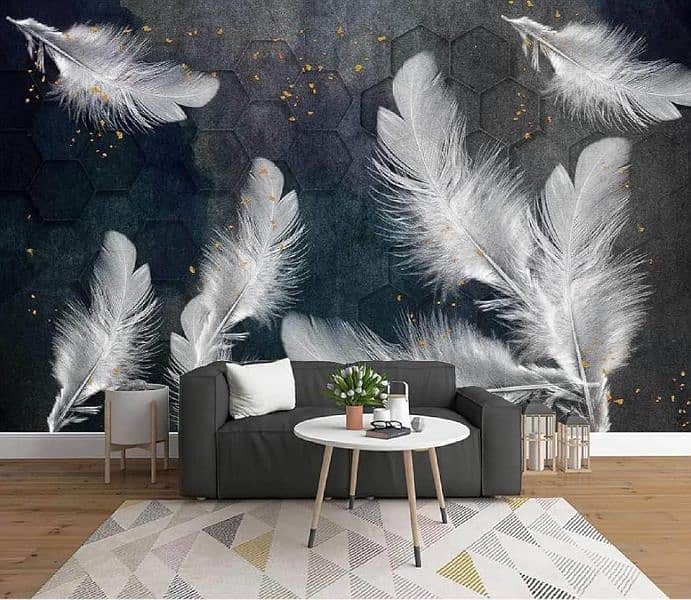 3D mural wallpicture heat proof washable 2