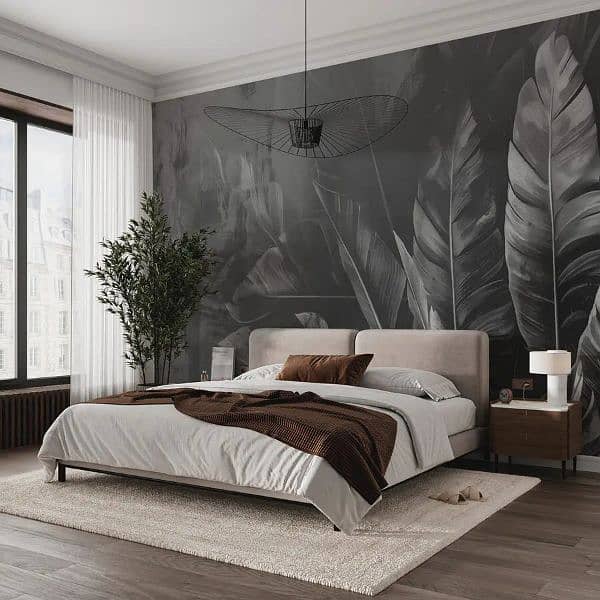 3D mural wallpicture heat proof washable 4