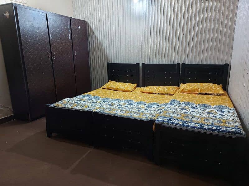 Boys Hostel Per Seat Sharing Bedrooms 2 seater 3 seater rooms 2