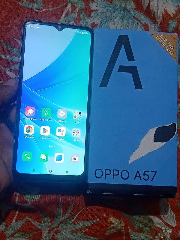 Oppo A57 6gb 128gb with box 2