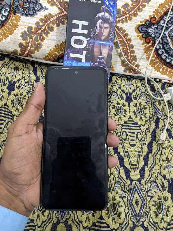 Infinix Hote 12 6+5 Gb 128 Gb with box charger original phone All ok 6