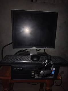 Dell desktop optiplex 760,with  Monitor,keyboard and mouse