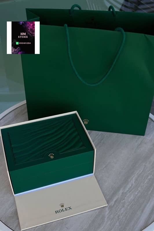 Brand New Authentic Rolex New Style Green Box Watch box 0