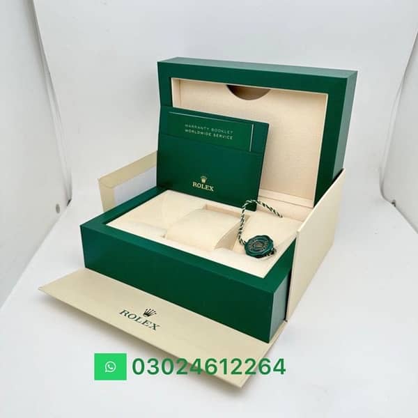 Brand New Authentic Rolex New Style Green Box Watch box 1